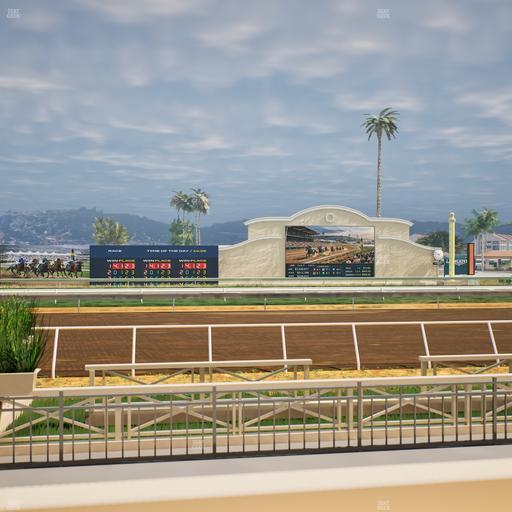 Del Mar Thoroughbred Club - Section Stretch Run Box 6 B Lvl 1 Seat View