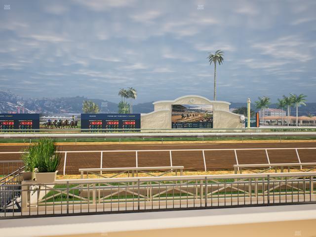 Del Mar Thoroughbred Club - Section Stretch Run Box 6 B Lvl 1 Seat View