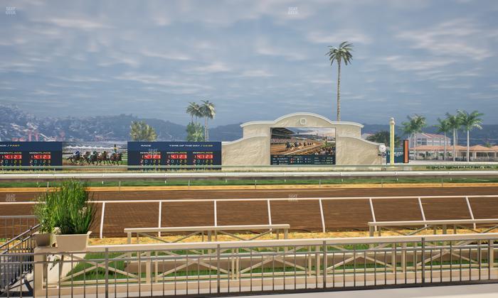 Del Mar Thoroughbred Club - Section Stretch Run Box 6 B Lvl 1 Seat View