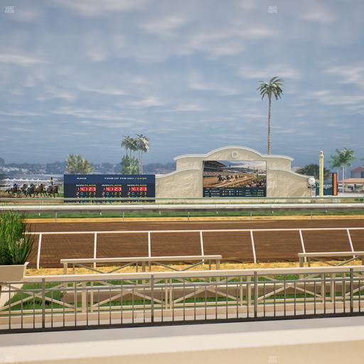 Del Mar Thoroughbred Club - Section Stretch Run Box 6 B Lvl 1 Seat View