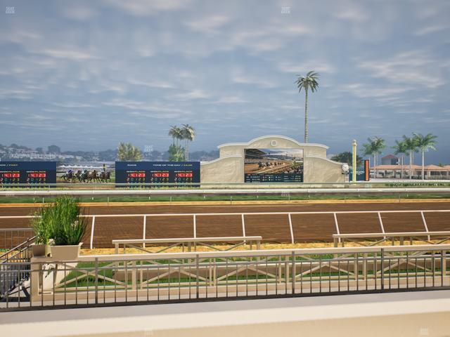 Del Mar Thoroughbred Club - Section Stretch Run Box 6 B Lvl 1 Seat View
