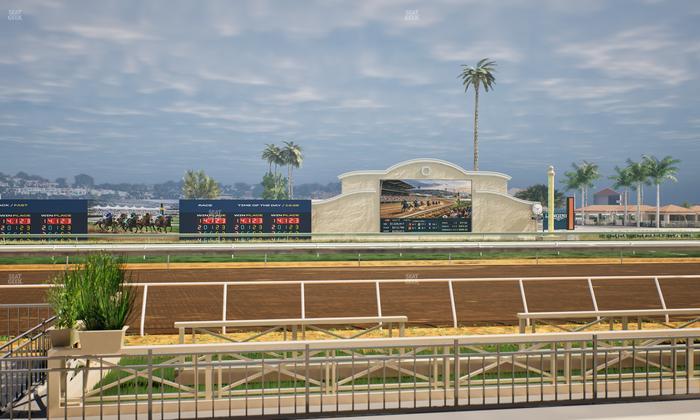 Del Mar Thoroughbred Club - Section Stretch Run Box 6 B Lvl 1 Seat View