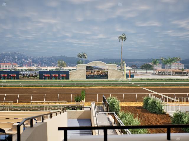 Del Mar Thoroughbred Club - Section Stretch Run Box 6 B Lvl 2 Seat View