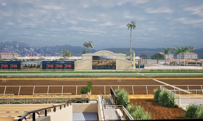 Del Mar Thoroughbred Club - Section Stretch Run Box 6 B Lvl 2 Seat View