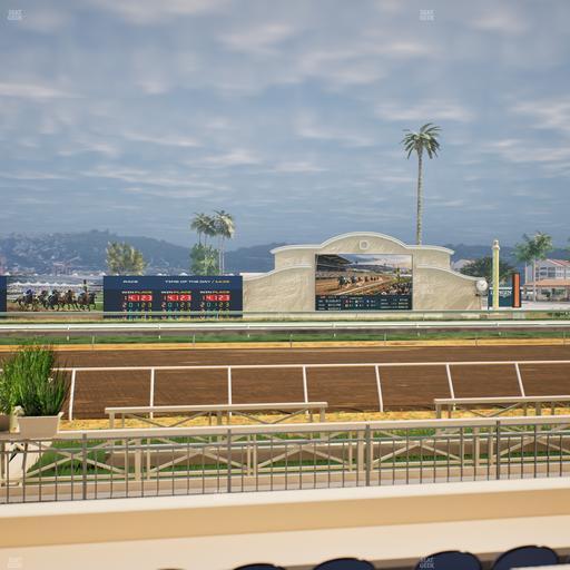 Del Mar Thoroughbred Club - Section Stretch Run Box 6 C Lvl 1 Seat View