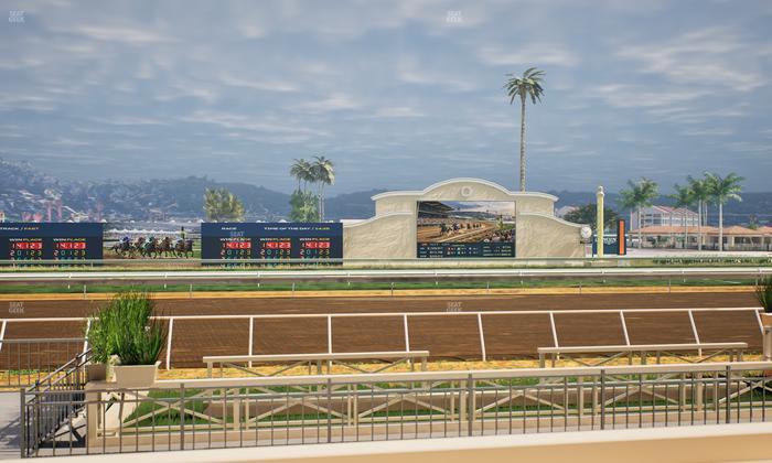 Del Mar Thoroughbred Club - Section Stretch Run Box 6 C Lvl 1 Seat View