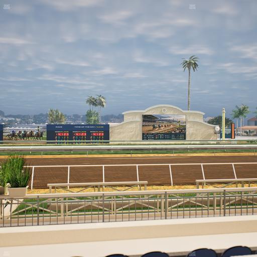 Del Mar Thoroughbred Club - Section Stretch Run Box 6 C Lvl 1 Seat View