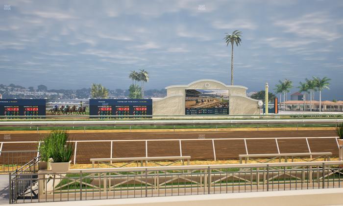 Del Mar Thoroughbred Club - Section Stretch Run Box 6 C Lvl 1 Seat View