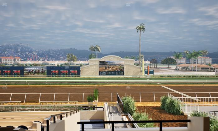 Del Mar Thoroughbred Club - Section Stretch Run Box 6 C Lvl 2 Seat View