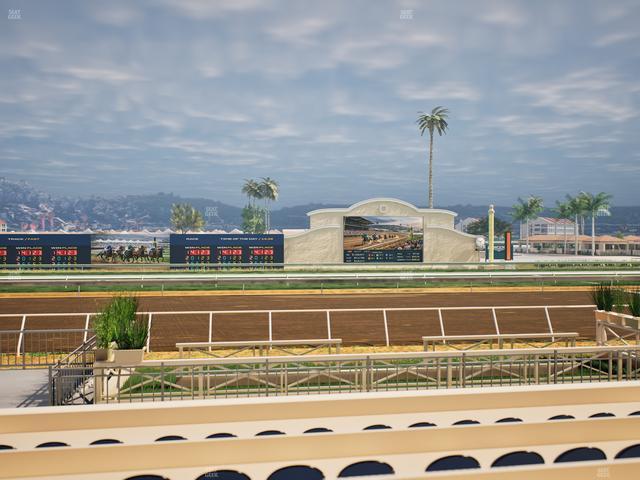 Del Mar Thoroughbred Club - Section Stretch Run Box 6 D Lvl 1 Seat View