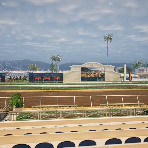 Del Mar Thoroughbred Club - Section Stretch Run Box 6 E Lvl 1 Seat View