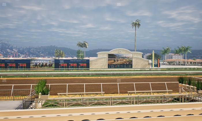 Del Mar Thoroughbred Club - Section Stretch Run Box 6 E Lvl 1 Seat View