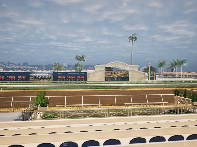 Del Mar Thoroughbred Club - Section Stretch Run Box 6 E Lvl 1 Seat View