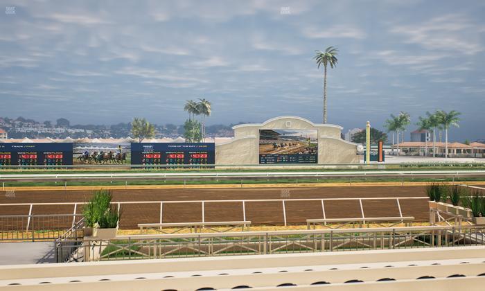Del Mar Thoroughbred Club - Section Stretch Run Box 6 E Lvl 1 Seat View