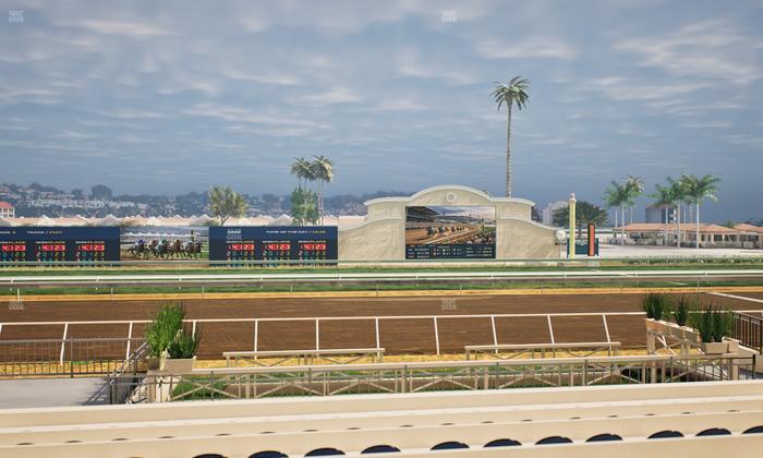 Del Mar Thoroughbred Club - Section Stretch Run Box 6 F Lvl 1 Seat View