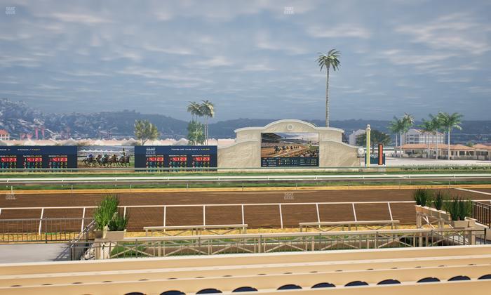 Del Mar Thoroughbred Club - Section Stretch Run Box 6 F Lvl 1 Seat View