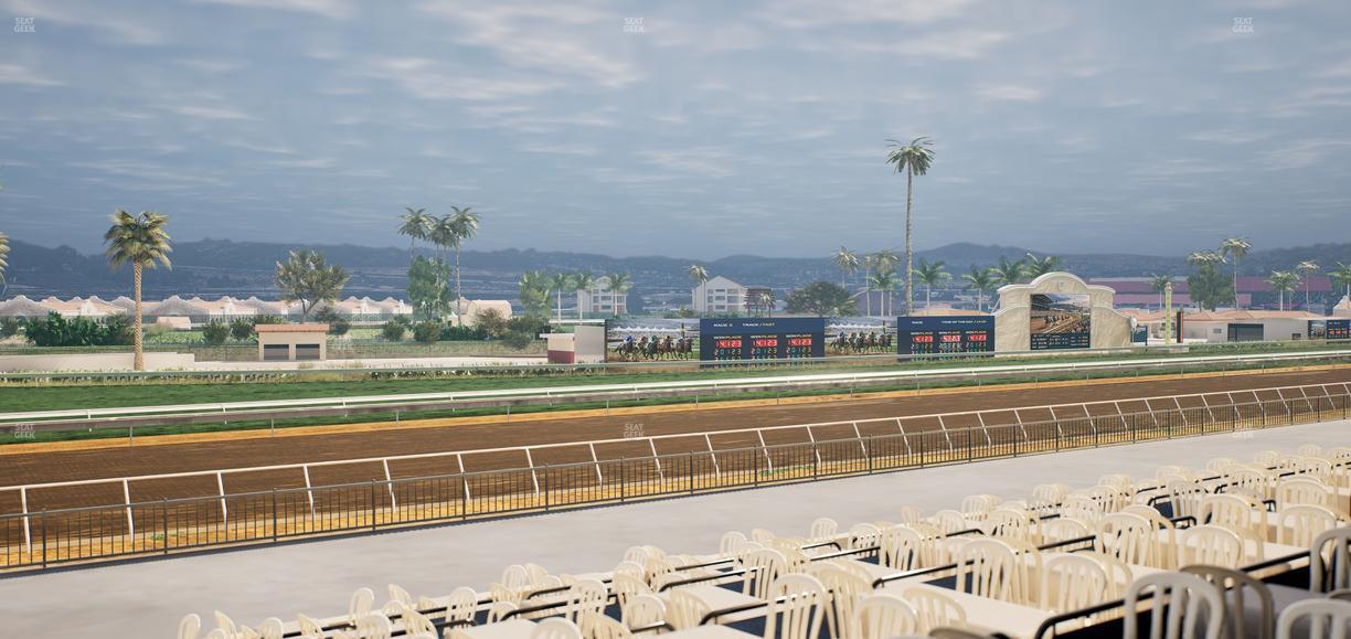 Del Mar Thoroughbred Club - Section Stretch Run Box 60 A Lvl 2 Seat View