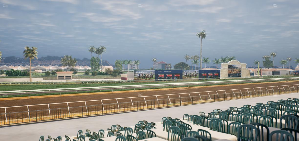 Del Mar Thoroughbred Club - Section Stretch Run Box 60 A Lvl 2 Seat View
