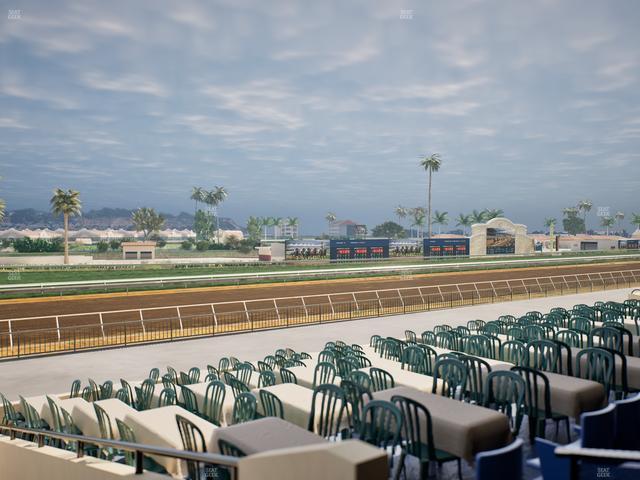 Del Mar Thoroughbred Club - Section Stretch Run Box 60 B Lvl 2 Seat View