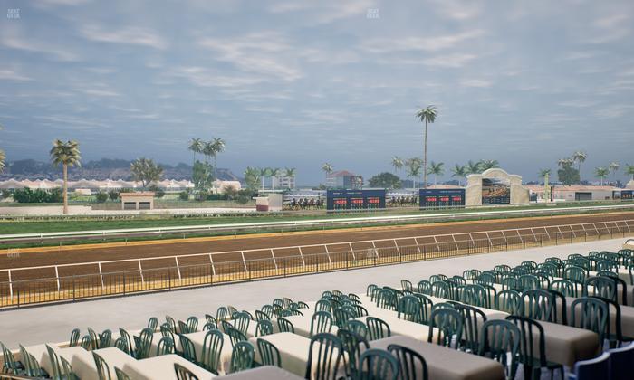 Del Mar Thoroughbred Club - Section Stretch Run Box 60 B Lvl 2 Seat View