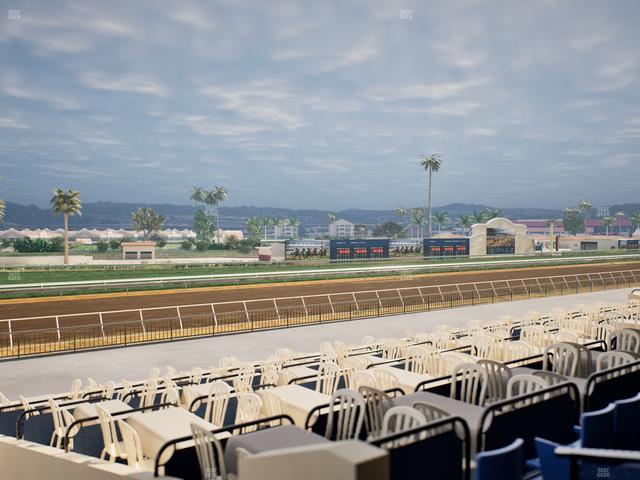 Del Mar Thoroughbred Club - Section Stretch Run Box 60 B Lvl 2 Seat View