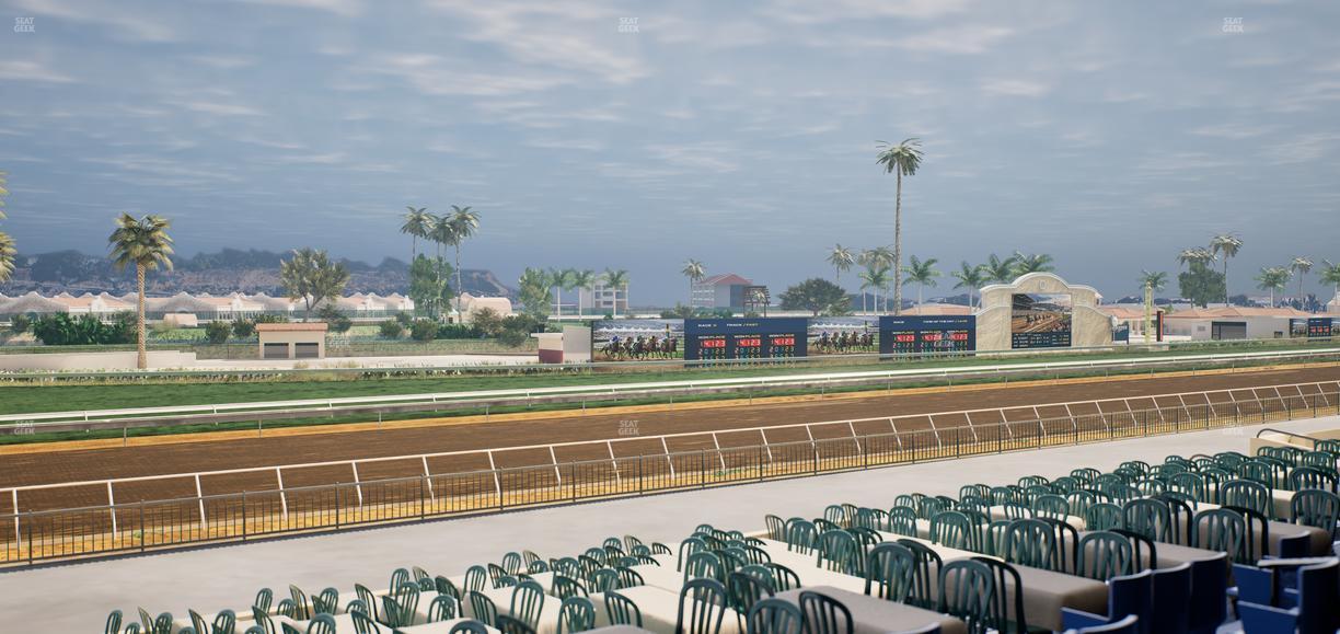 Del Mar Thoroughbred Club - Section Stretch Run Box 60 C Lvl 2 Seat View
