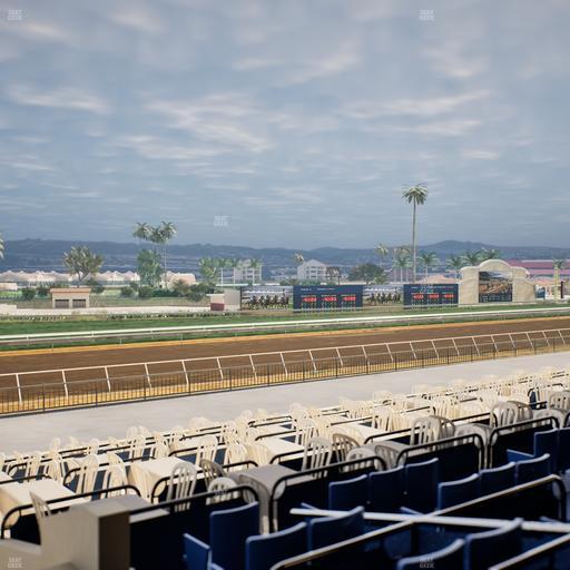 Del Mar Thoroughbred Club - Section Stretch Run Box 60 C Lvl 2 Seat View