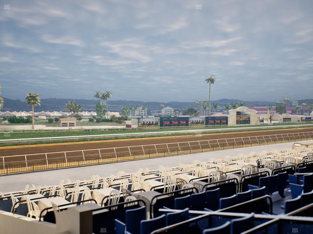Del Mar Thoroughbred Club - Section Stretch Run Box 60 C Lvl 2 Seat View