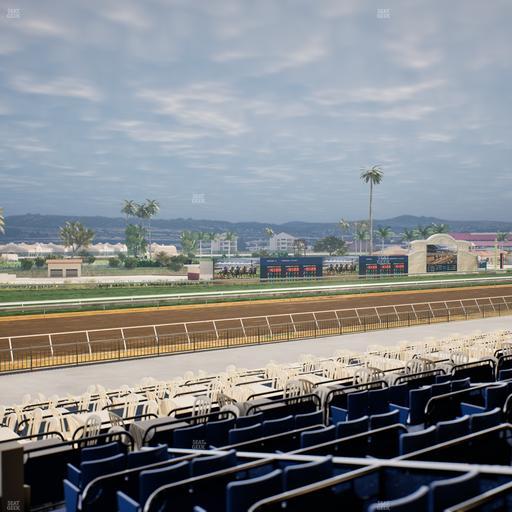 Del Mar Thoroughbred Club - Section Stretch Run Box 60 D Lvl 2 Seat View