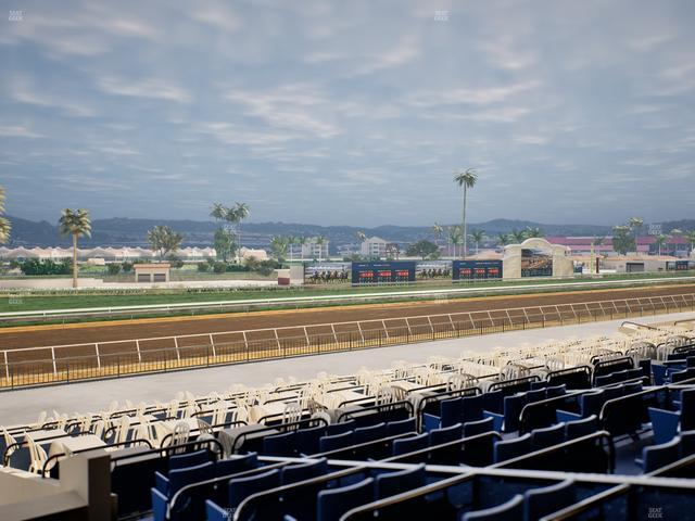 Del Mar Thoroughbred Club - Section Stretch Run Box 60 D Lvl 2 Seat View