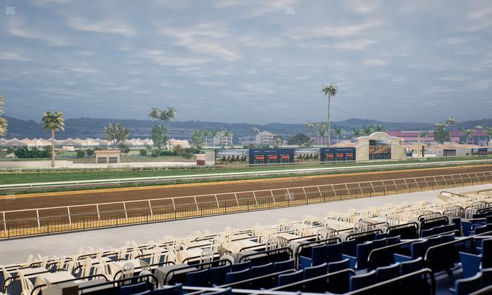 Del Mar Thoroughbred Club - Section Stretch Run Box 60 D Lvl 2 Seat View