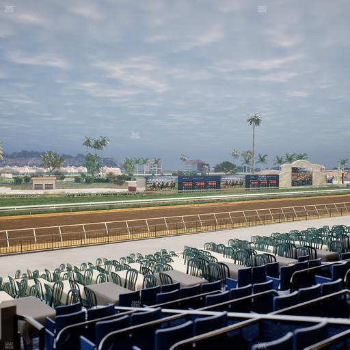Del Mar Thoroughbred Club - Section Stretch Run Box 60 D Lvl 2 Seat View