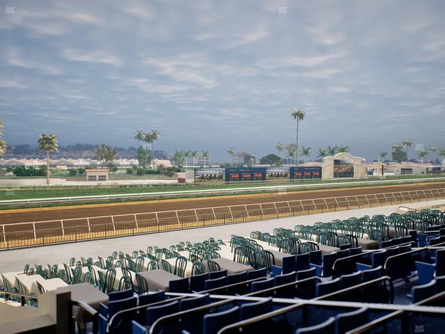 Del Mar Thoroughbred Club - Section Stretch Run Box 60 D Lvl 2 Seat View