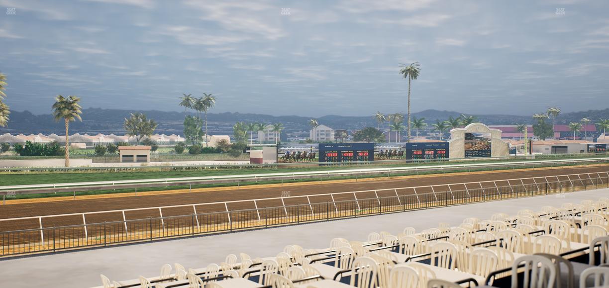 Del Mar Thoroughbred Club - Section Stretch Run Box 61 A Lvl 2 Seat View