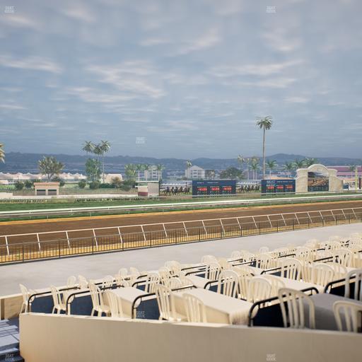 Del Mar Thoroughbred Club - Section Stretch Run Box 61 A Lvl 2 Seat View