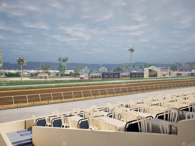 Del Mar Thoroughbred Club - Section Stretch Run Box 61 A Lvl 2 Seat View