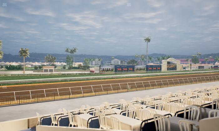 Del Mar Thoroughbred Club - Section Stretch Run Box 61 A Lvl 2 Seat View