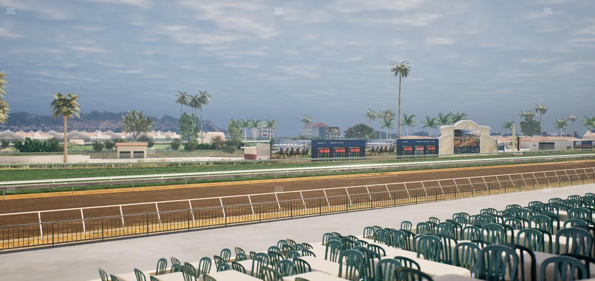 Del Mar Thoroughbred Club - Section Stretch Run Box 61 A Lvl 2 Seat View