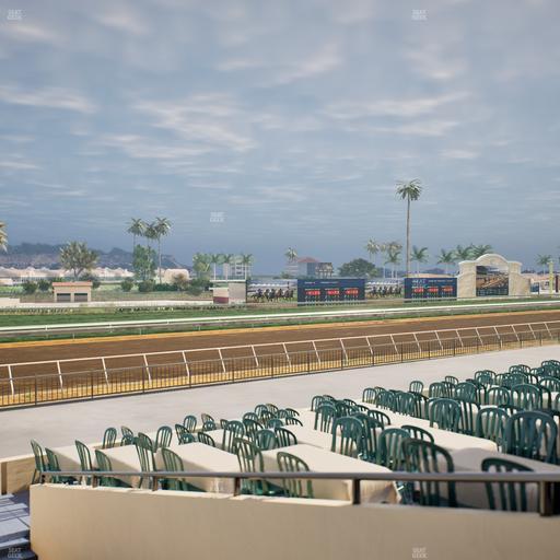 Del Mar Thoroughbred Club - Section Stretch Run Box 61 A Lvl 2 Seat View