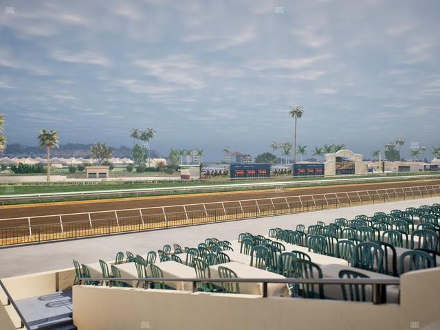 Del Mar Thoroughbred Club - Section Stretch Run Box 61 A Lvl 2 Seat View