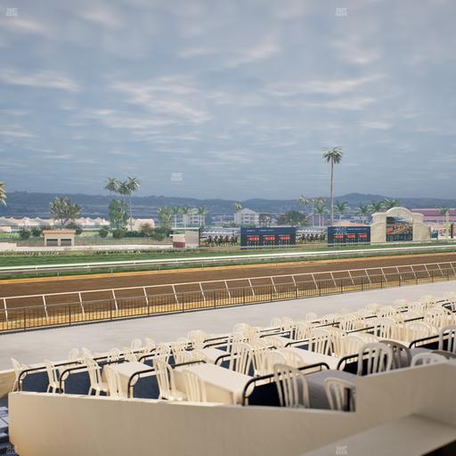 Del Mar Thoroughbred Club - Section Stretch Run Box 61 B Lvl 2 Seat View
