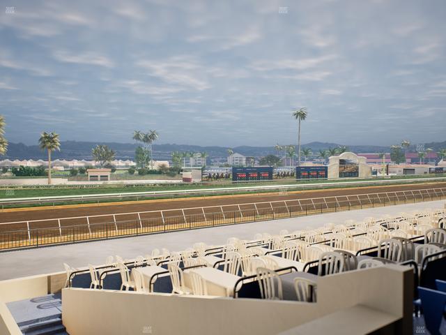 Del Mar Thoroughbred Club - Section Stretch Run Box 61 B Lvl 2 Seat View