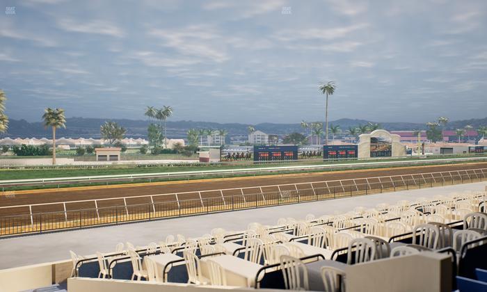 Del Mar Thoroughbred Club - Section Stretch Run Box 61 B Lvl 2 Seat View