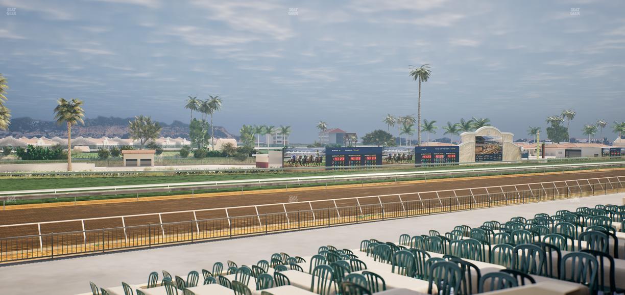 Del Mar Thoroughbred Club - Section Stretch Run Box 61 B Lvl 2 Seat View