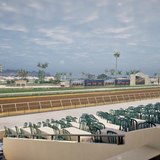 Del Mar Thoroughbred Club - Section Stretch Run Box 61 B Lvl 2 Seat View