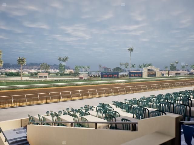 Del Mar Thoroughbred Club - Section Stretch Run Box 61 B Lvl 2 Seat View