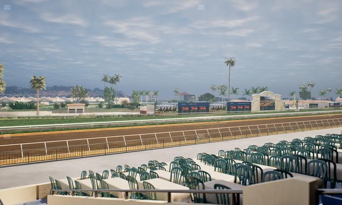 Del Mar Thoroughbred Club - Section Stretch Run Box 61 B Lvl 2 Seat View
