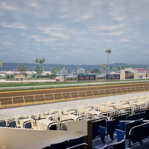 Del Mar Thoroughbred Club - Section Stretch Run Box 61 C Lvl 2 Seat View