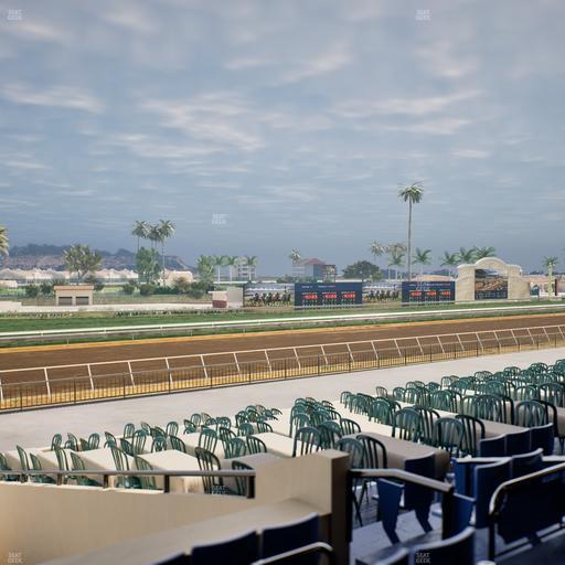Del Mar Thoroughbred Club - Section Stretch Run Box 61 C Lvl 2 Seat View