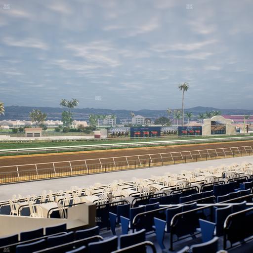 Del Mar Thoroughbred Club - Section Stretch Run Box 61 D Lvl 2 Seat View